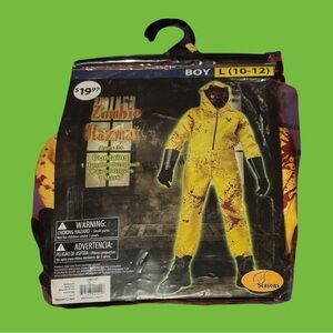 Spirit Halloween Zombie Hazmat Suit Infected Costume for Boys Horror Ghost